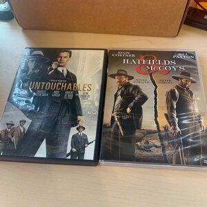 KEVIN COSTNER SET ( Untouchables  1987 movie , Hatfields & McCoys TV)